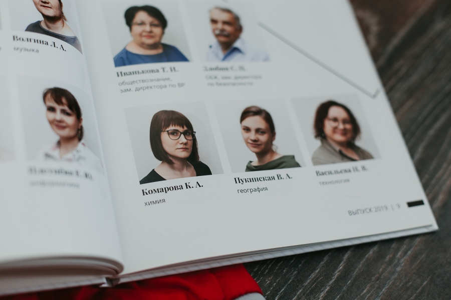The graduation photo album